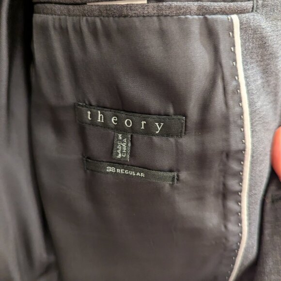 Theory Suit for Men Charcoal Pants and Jacket - Picture 3 of 10